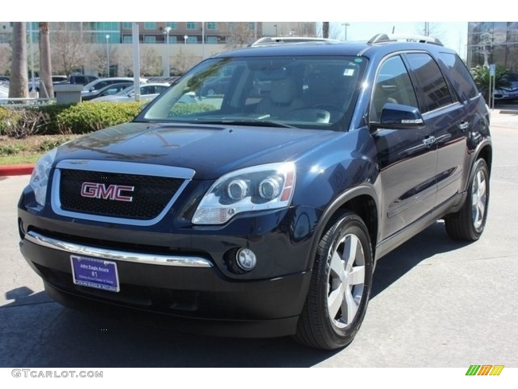 2011 Acadia SLT - Deep Blue Metallic / Cashmere photo #3