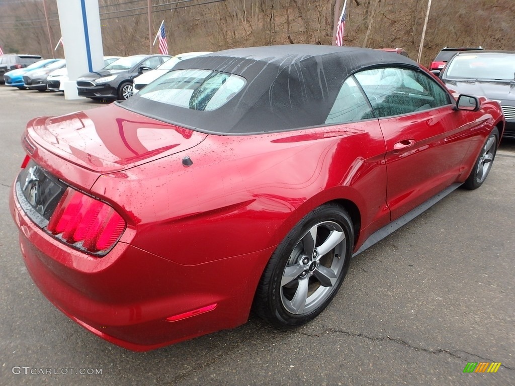 2016 Mustang V6 Convertible - Ruby Red Metallic / Ebony photo #2