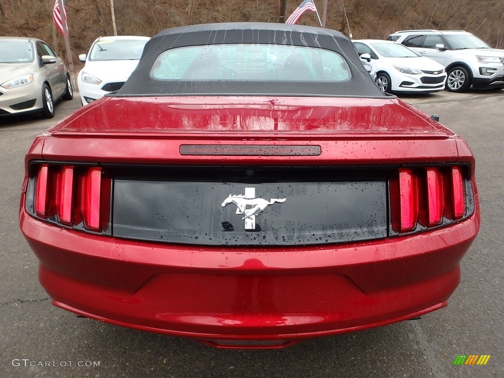 2016 Mustang V6 Convertible - Ruby Red Metallic / Ebony photo #3