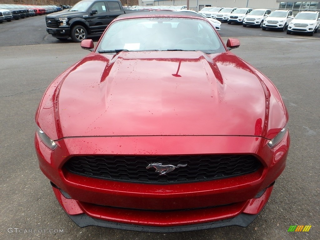 2016 Mustang V6 Convertible - Ruby Red Metallic / Ebony photo #7