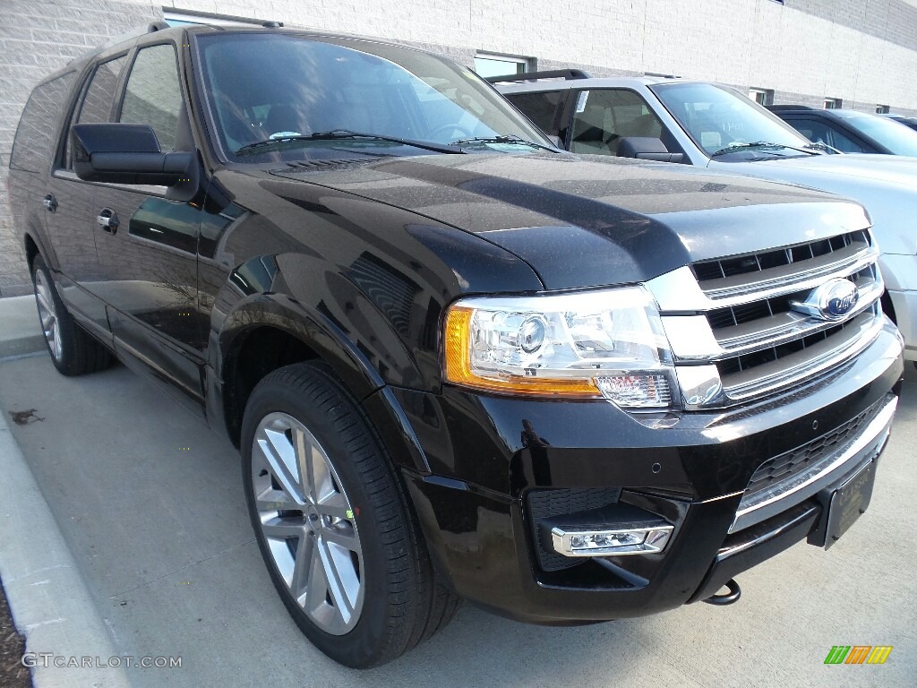 Shadow Black 2017 Ford Expedition EL Limited 4x4 Exterior Photo #118900562