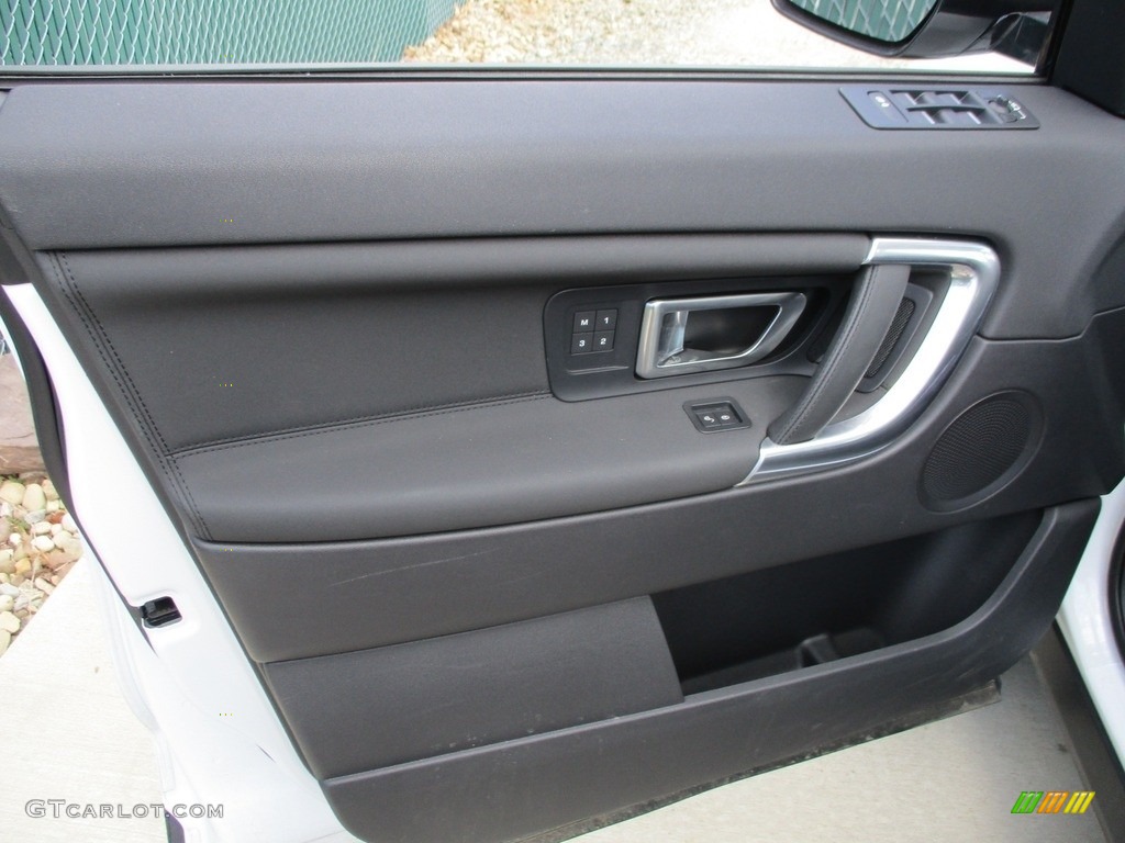 2016 Land Rover Discovery Sport HSE 4WD Ebony Door Panel Photo #118900754
