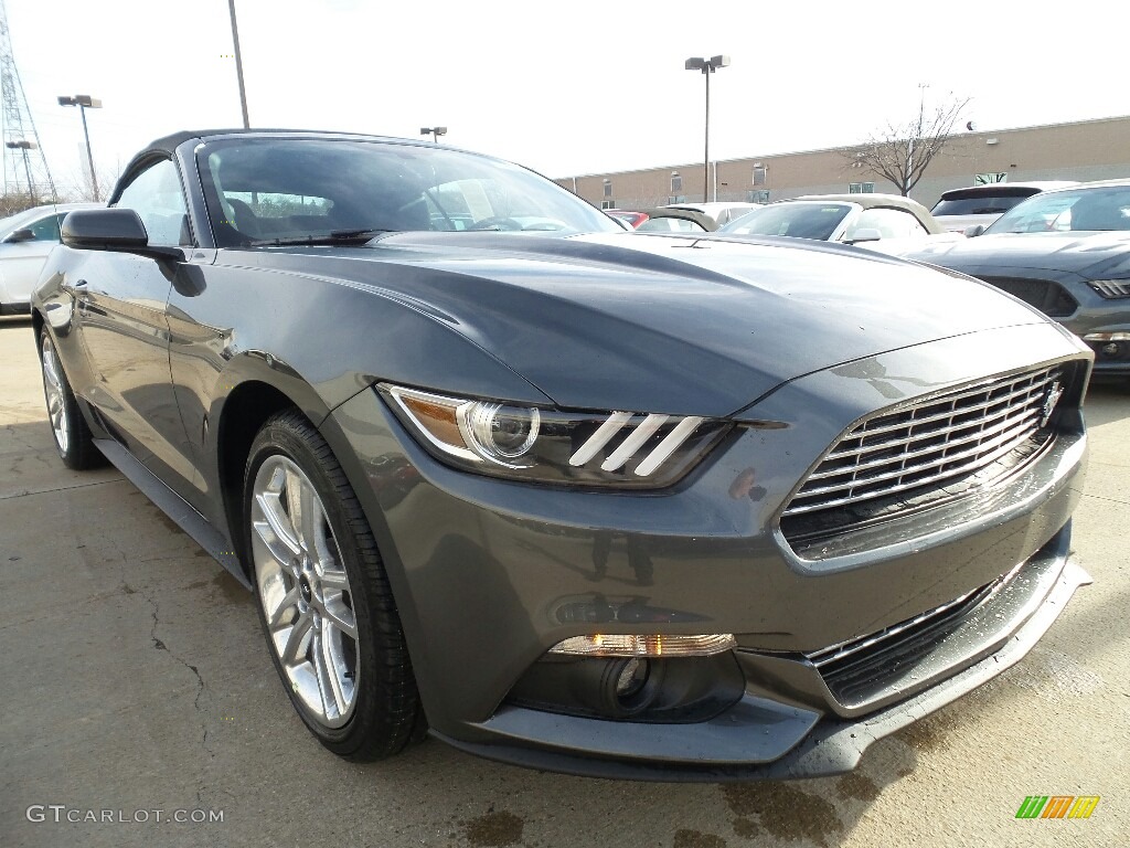 Magnetic 2017 Ford Mustang EcoBoost Premium Convertible Exterior Photo #118900868