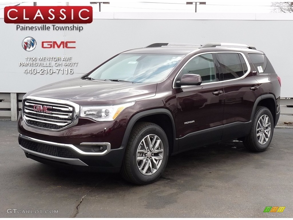 2017 Acadia SLE - Black Cherry Metallic / Jet Black photo #1