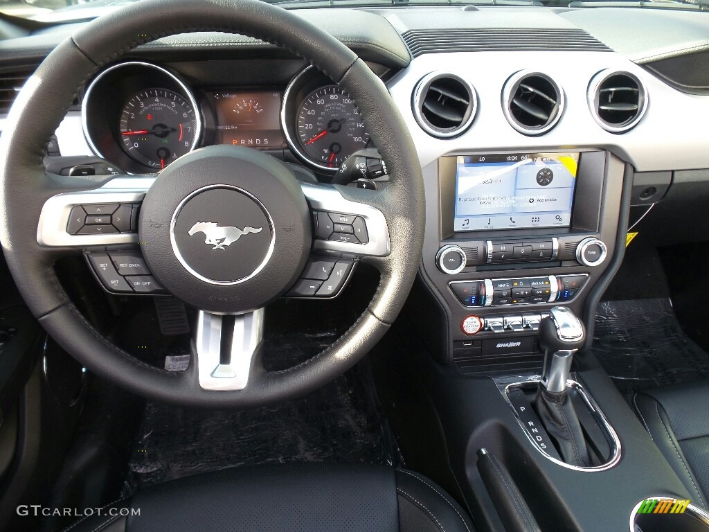 2017 Mustang EcoBoost Premium Convertible - Magnetic / Ebony photo #12