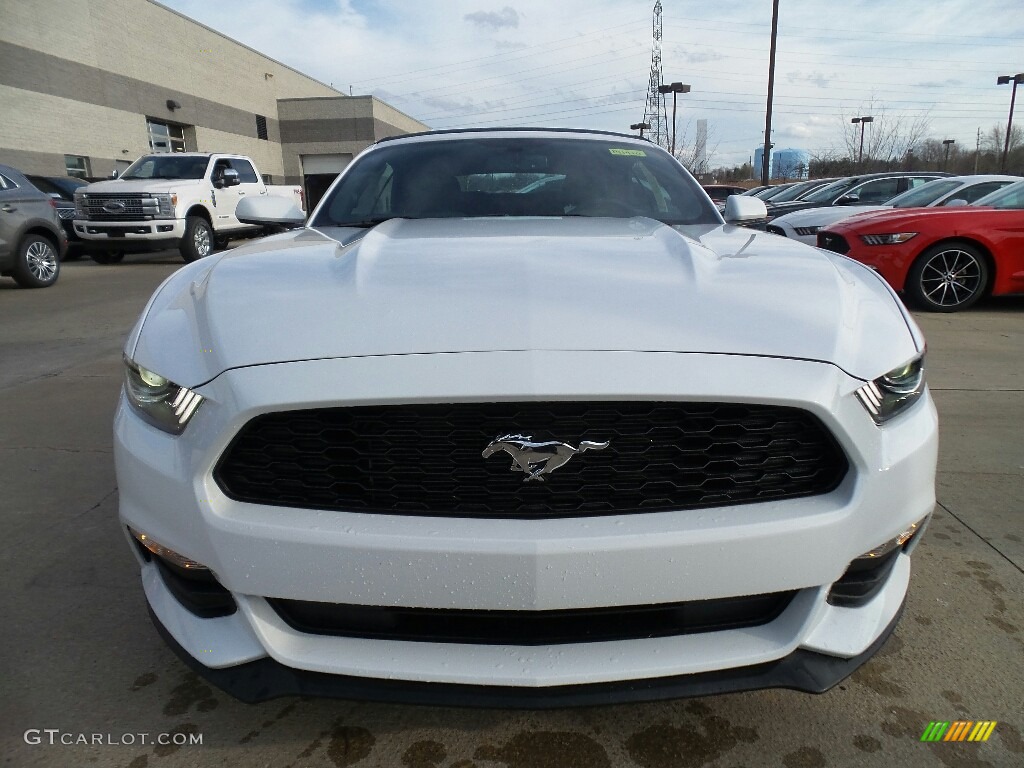 2017 Mustang V6 Convertible - Oxford White / Ebony photo #2