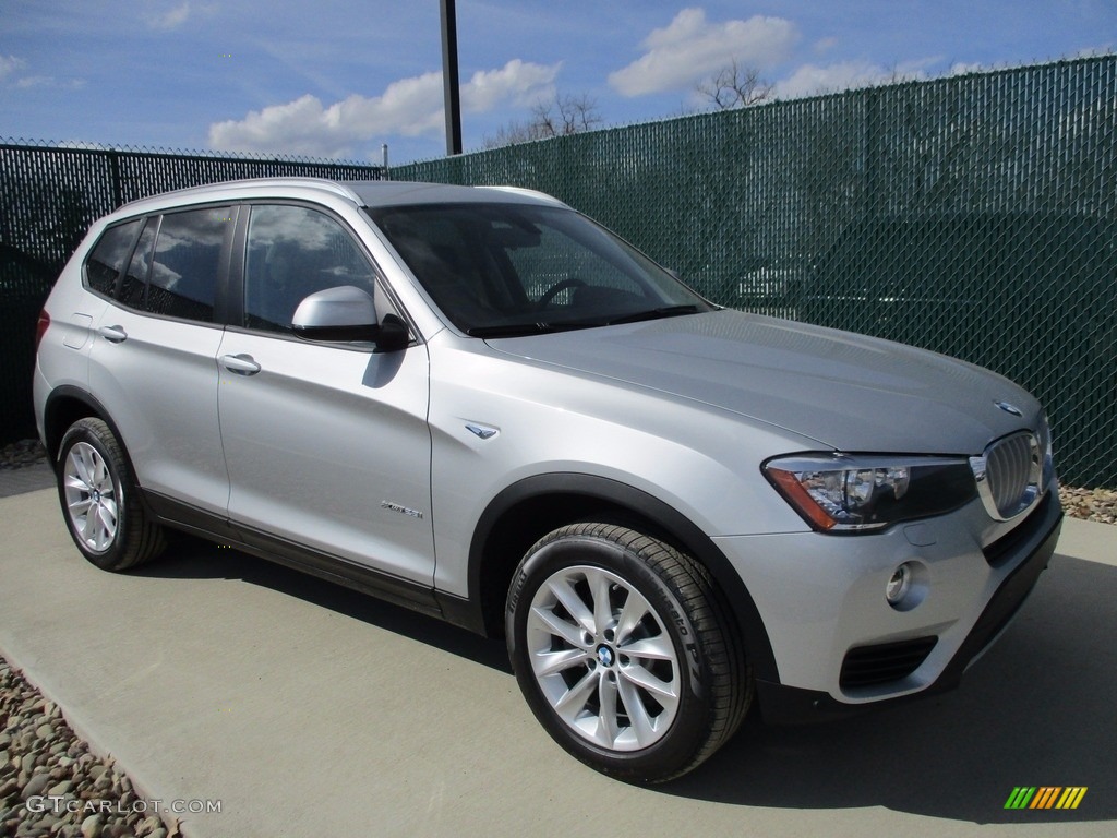 Glacier Silver Metallic 2017 BMW X3 xDrive28i Exterior Photo #118902024