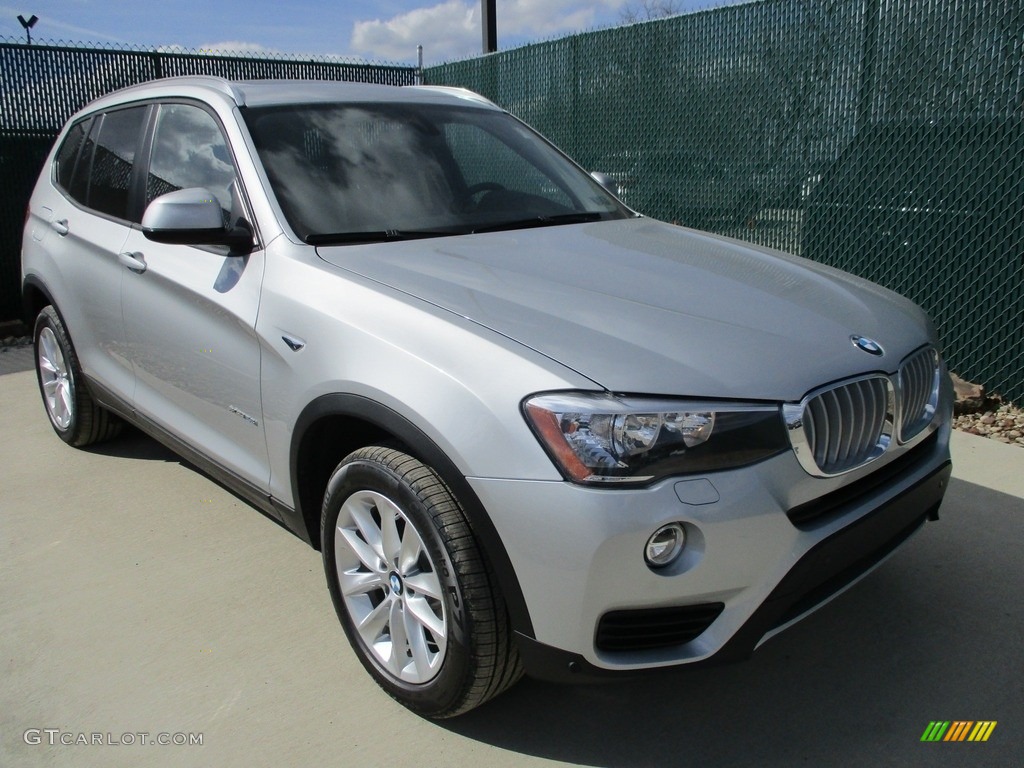 Glacier Silver Metallic 2017 BMW X3 xDrive28i Exterior Photo #118902134