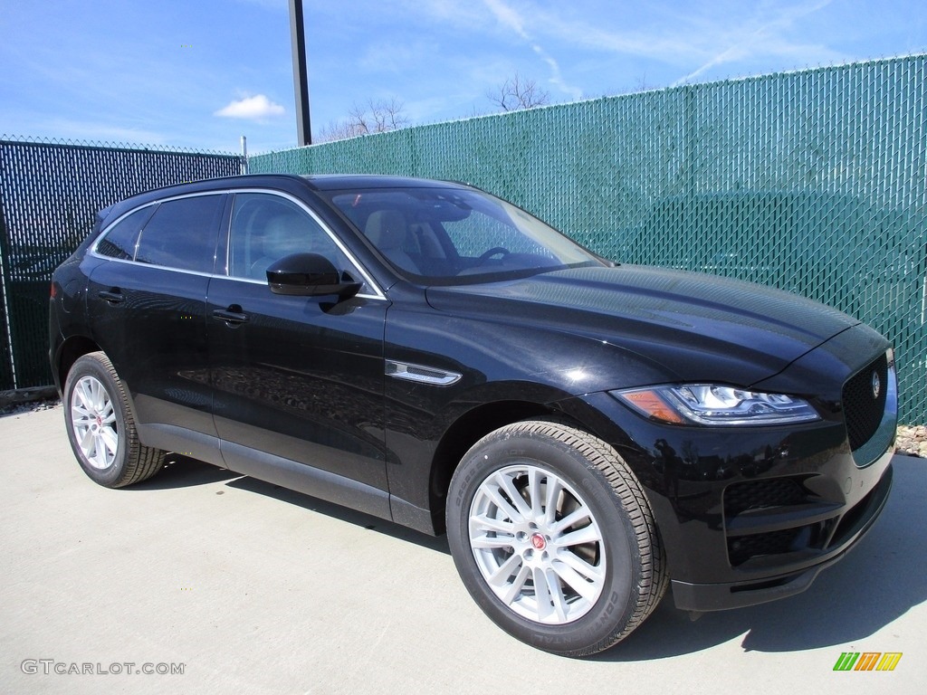 2017 Ebony Black Jaguar F-PACE 35t AWD Prestige #118900380 Photo #18 ...