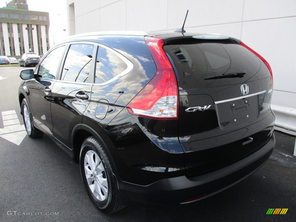 2014 CR-V EX-L AWD - Crystal Black Pearl / Black photo #4