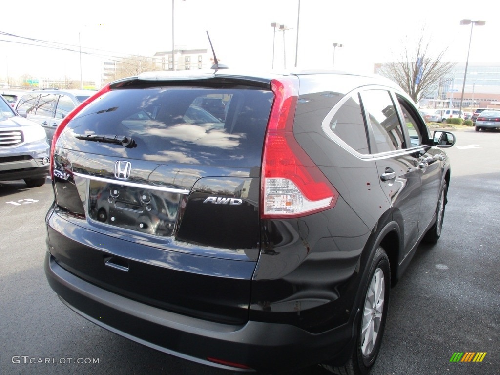 2014 CR-V EX-L AWD - Crystal Black Pearl / Black photo #6