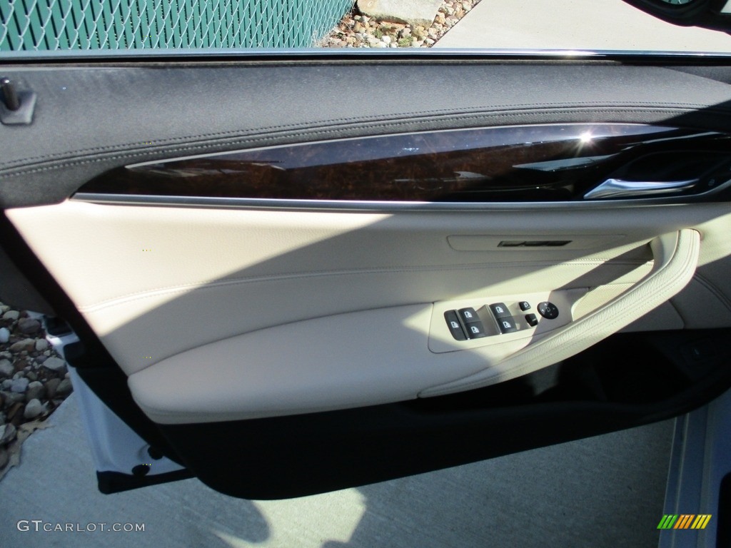 2017 5 Series 530i xDrive Sedan - Mineral White Metallic / Canberra Beige photo #11
