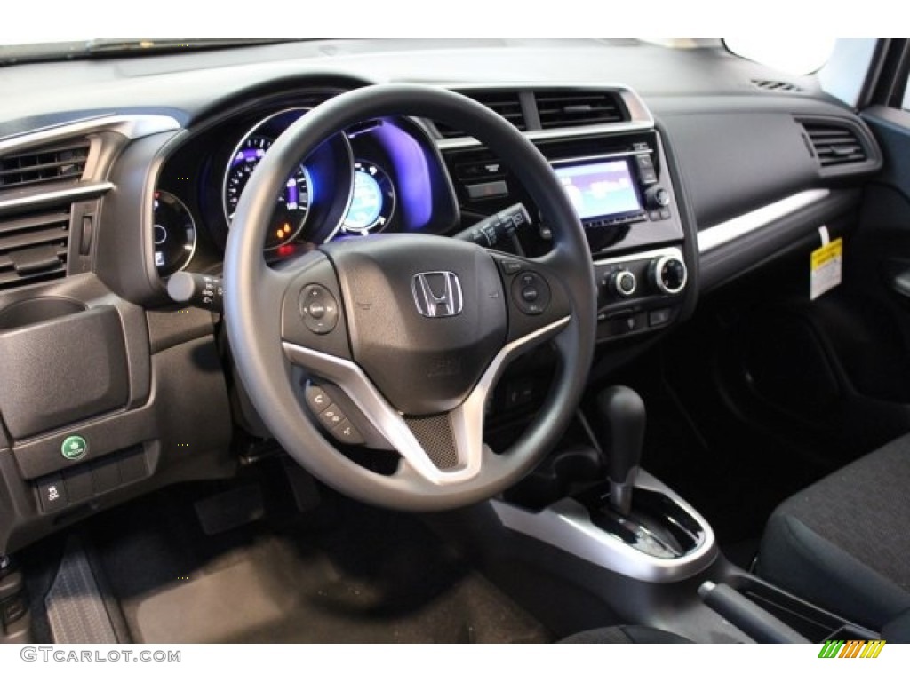 2017 Fit LX - Modern Steel Metallic / Black photo #10