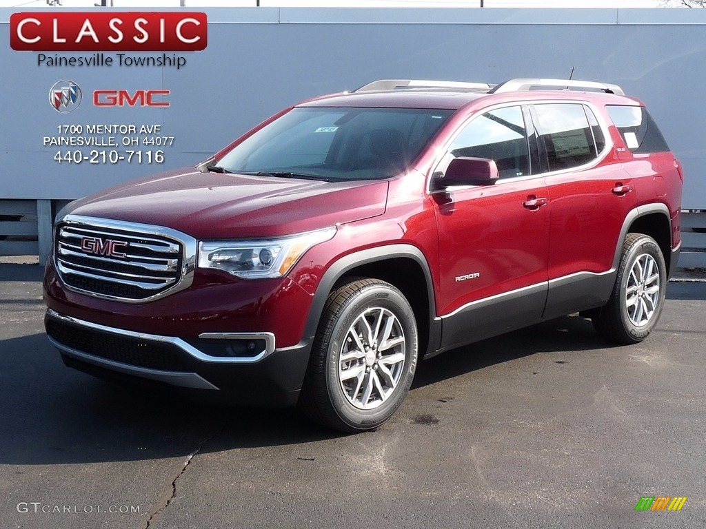 Crimson Red Tintcoat GMC Acadia