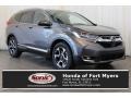 2017 Modern Steel Metallic Honda CR-V Touring  photo #1