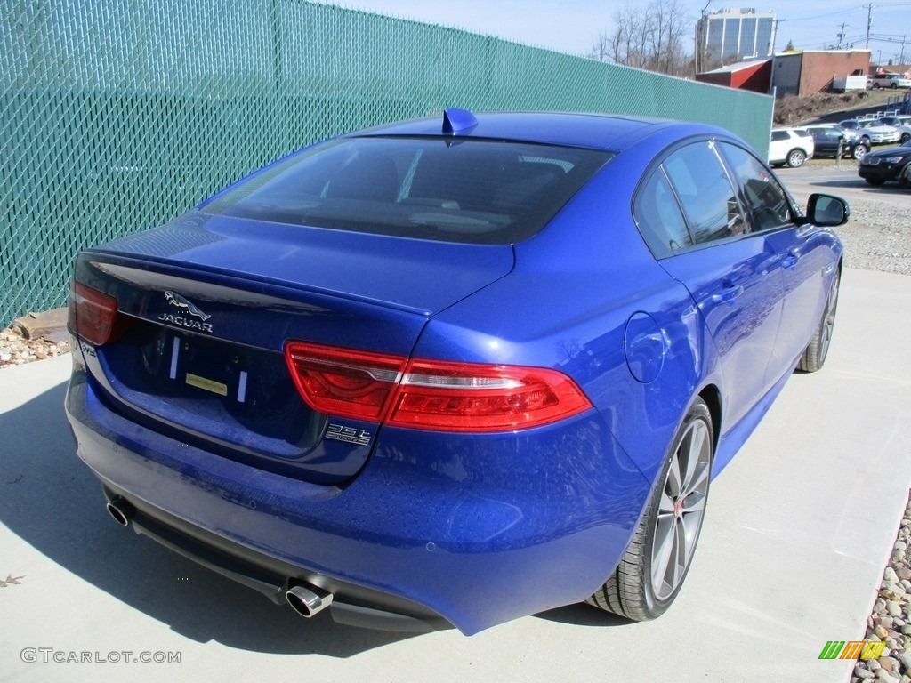 2017 XE 35t R-Sport AWD - Caesium Blue / Jet/Blue photo #4
