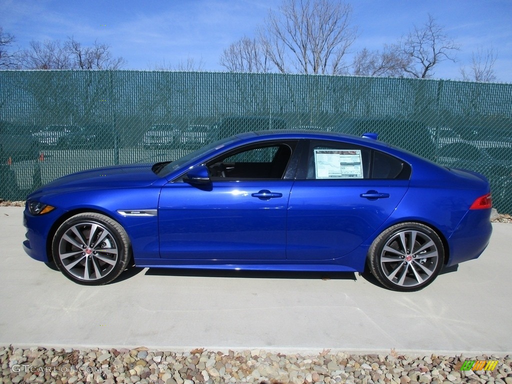 Caesium Blue 2017 Jaguar XE 35t R-Sport AWD Exterior Photo #118910381