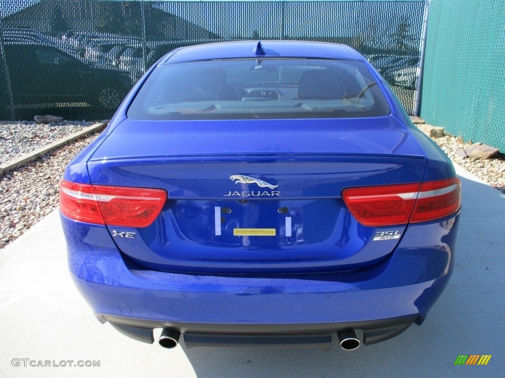 2017 XE 35t R-Sport AWD - Caesium Blue / Jet/Blue photo #10