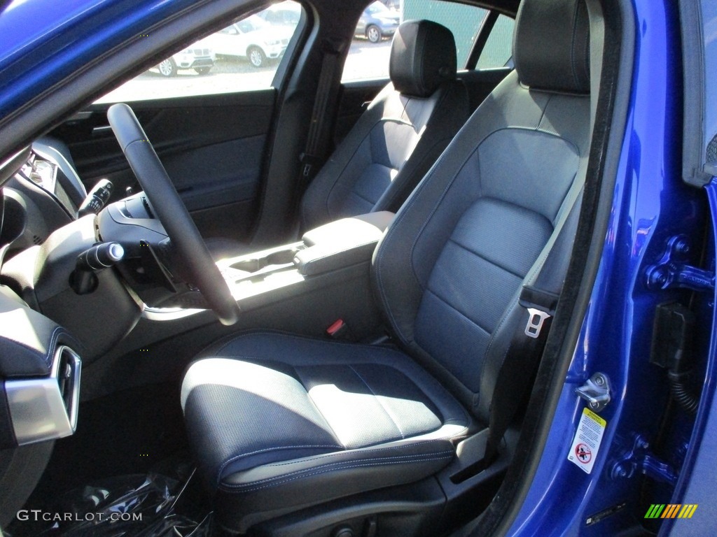 Jet/Blue Interior 2017 Jaguar XE 35t R-Sport AWD Photo #118910489