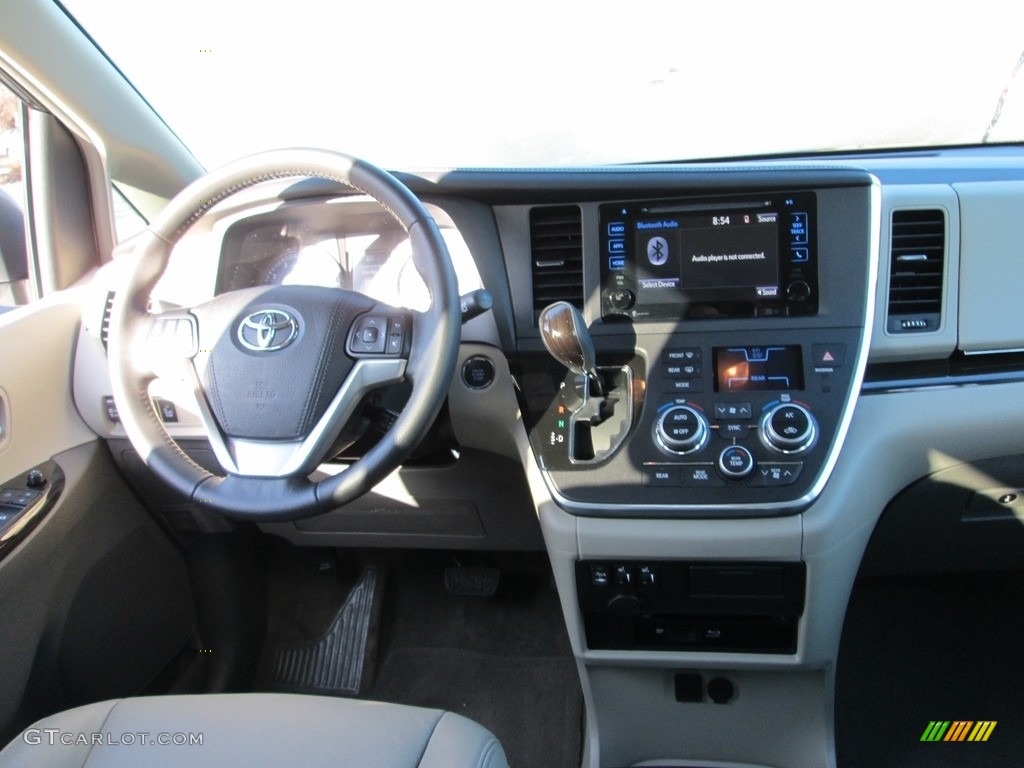 2015 Sienna XLE AWD - Blizzard White Pearl / Bisque photo #10