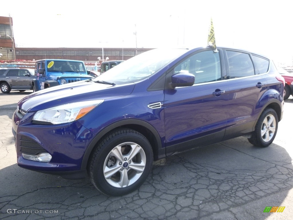2015 Escape SE 4WD - Deep Impact Blue Metallic / Charcoal Black photo #8