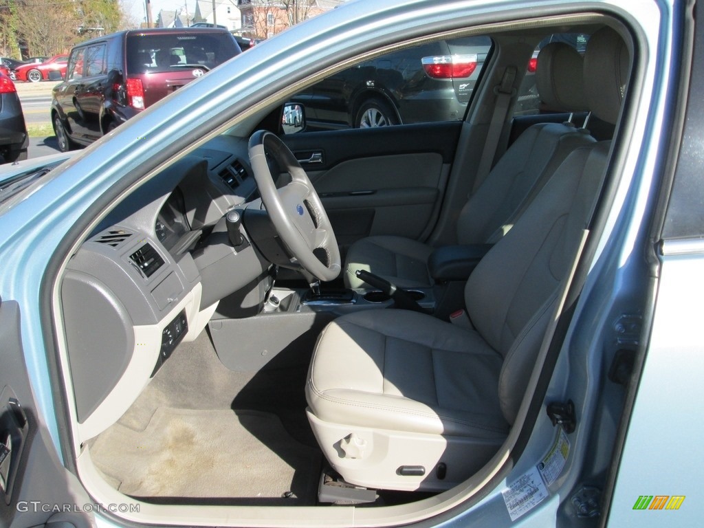 2010 Fusion Hybrid - Light Ice Blue Metallic / Medium Light Stone photo #12