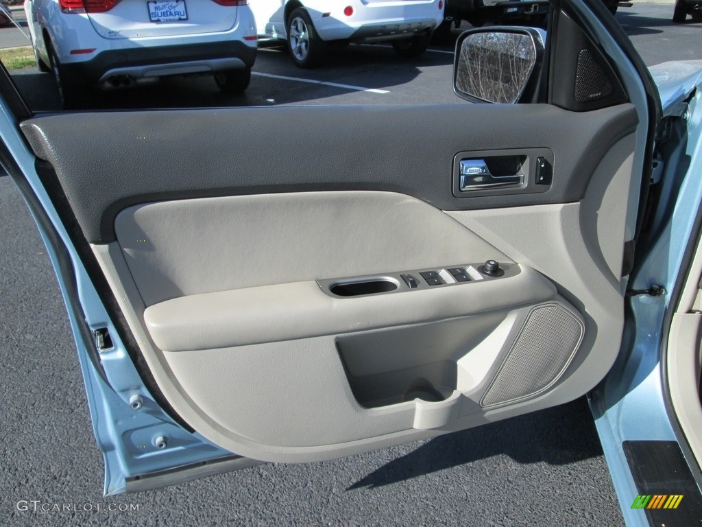 2010 Fusion Hybrid - Light Ice Blue Metallic / Medium Light Stone photo #13