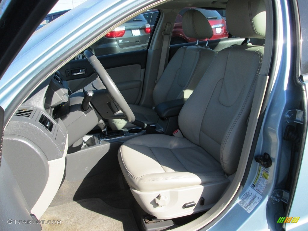 2010 Fusion Hybrid - Light Ice Blue Metallic / Medium Light Stone photo #15