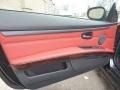 Coral Red/Black 2012 BMW 3 Series 335i xDrive Coupe Door Panel