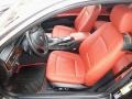Coral Red/Black Front Seat Photo for 2012 BMW 3 Series #118914230
