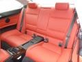 Coral Red/Black Rear Seat Photo for 2012 BMW 3 Series #118914257