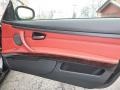 Coral Red/Black Door Panel Photo for 2012 BMW 3 Series #118914278