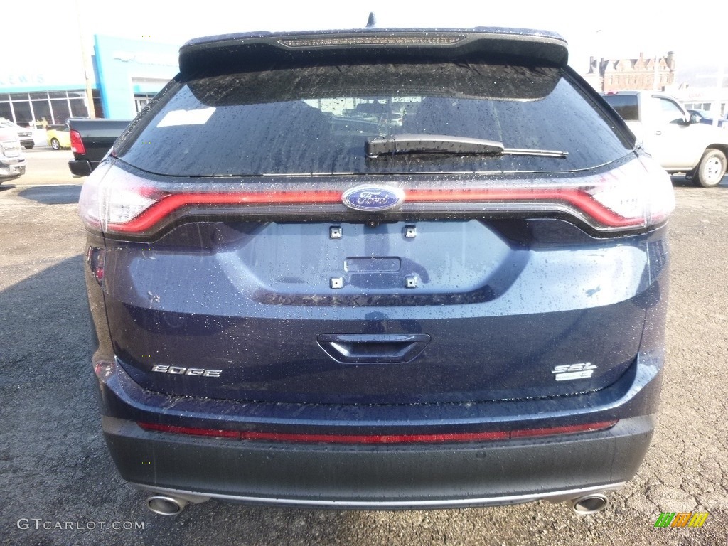 2017 Edge SEL AWD - Blue Jeans Metallic / Ebony photo #3