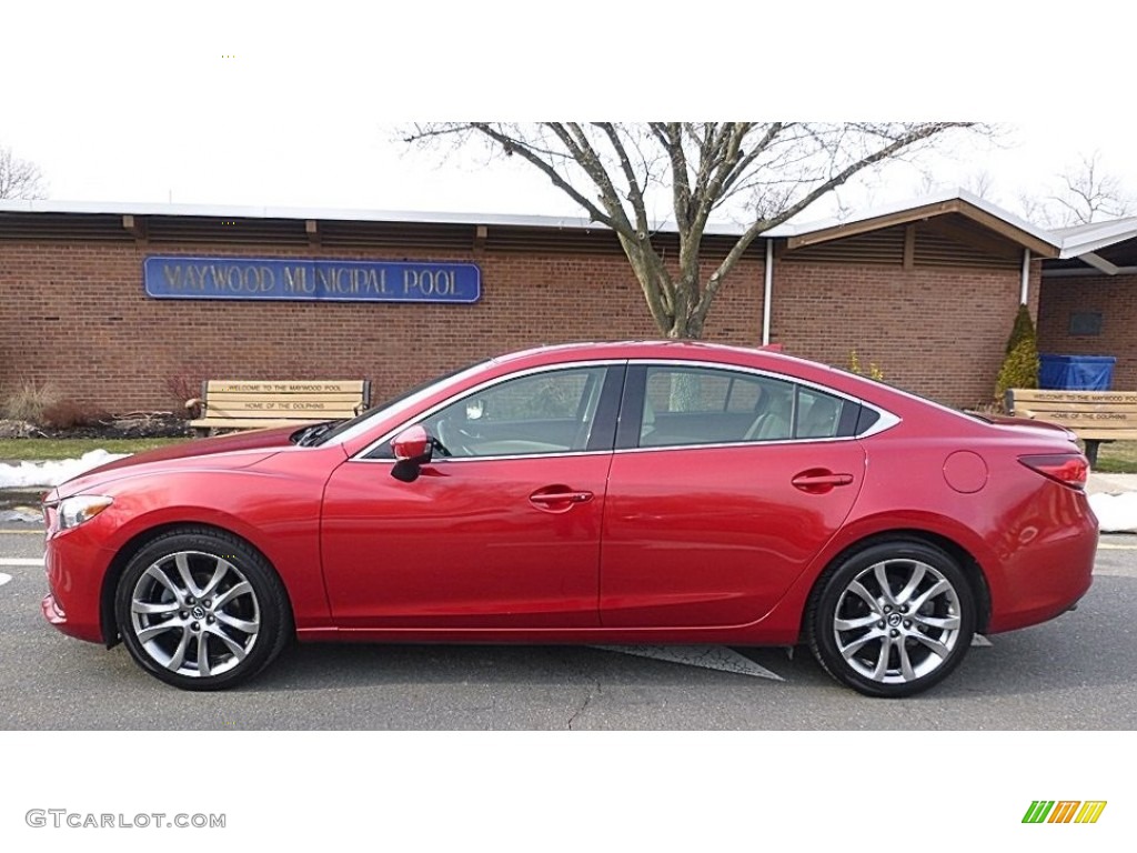 2014 MAZDA6 Grand Touring - Soul Red Mica / Almond photo #2