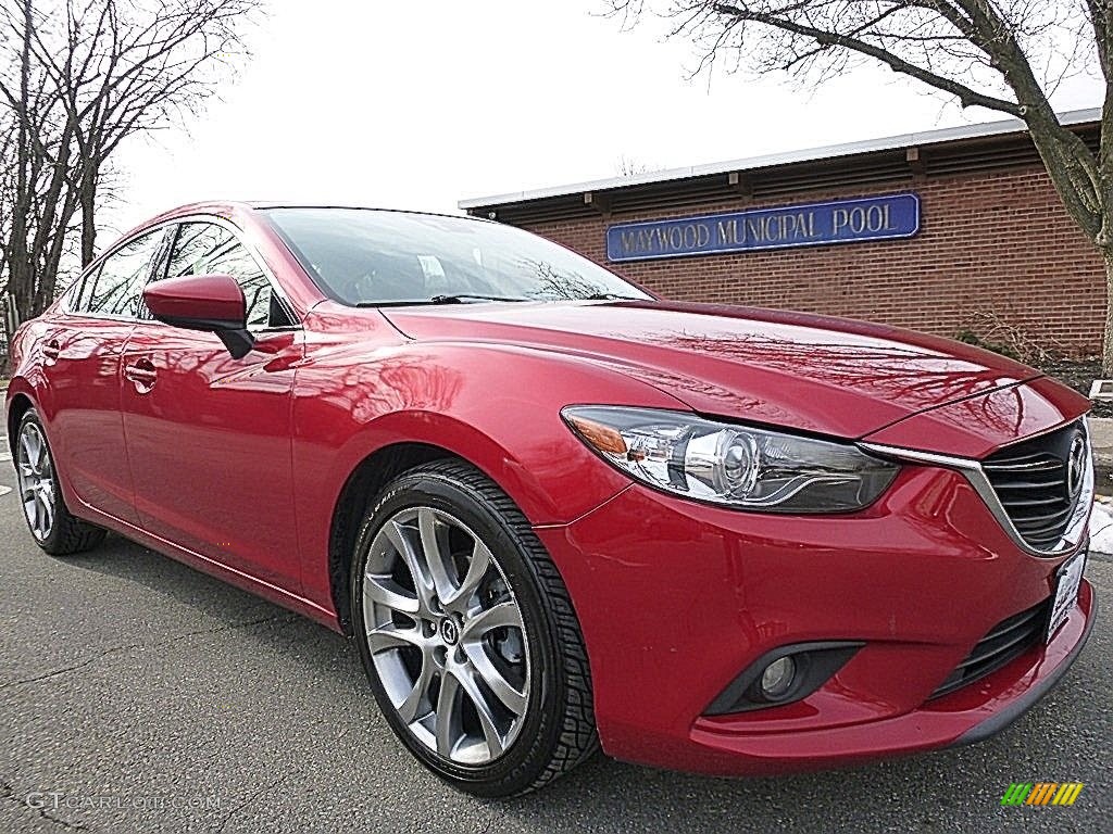 2014 MAZDA6 Grand Touring - Soul Red Mica / Almond photo #7