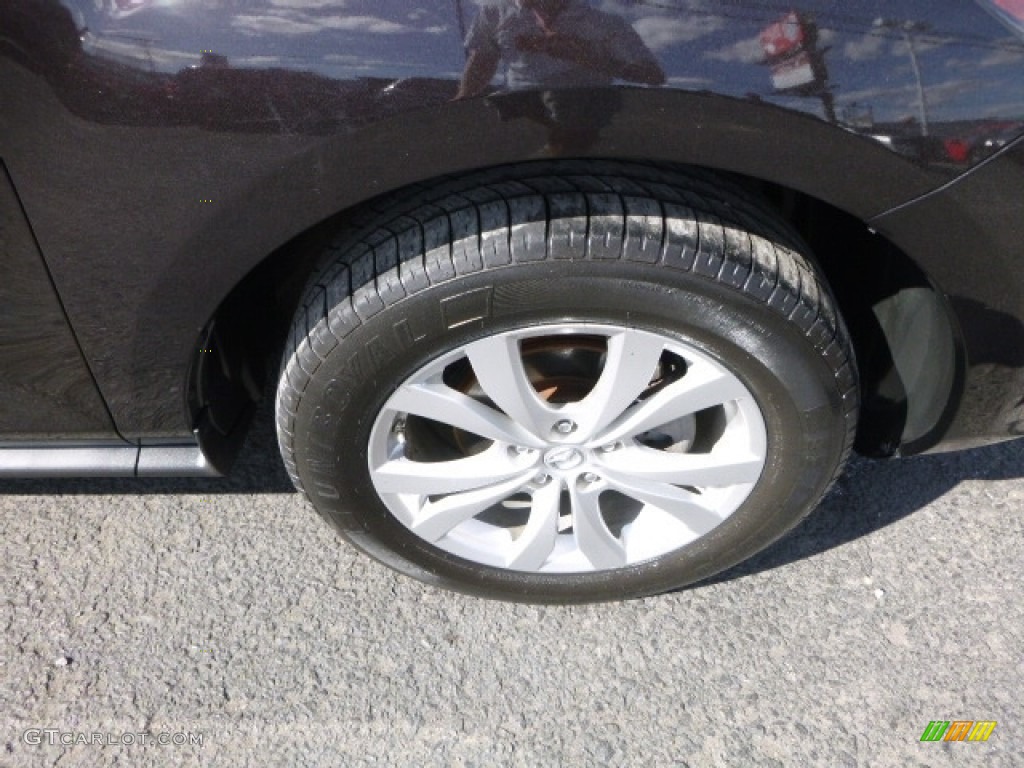 2011 CX-7 s Touring AWD - Black Cherry Mica / Sand photo #2