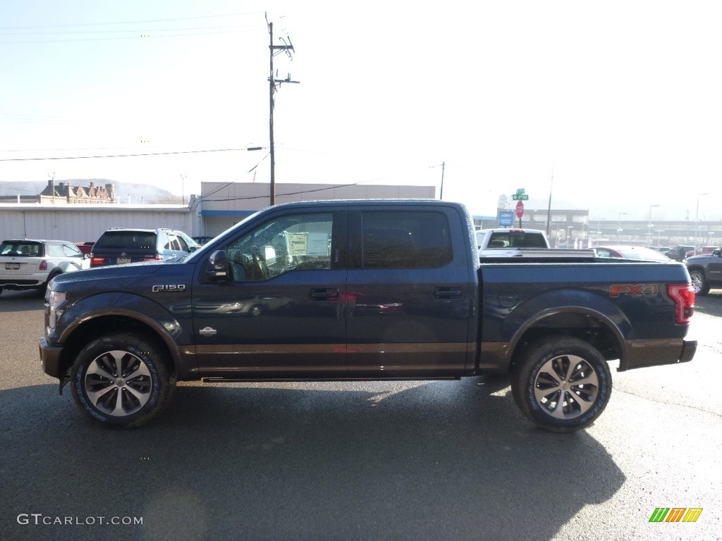 2017 F150 King Ranch SuperCrew 4x4 - Blue Jeans / King Ranch Java photo #5