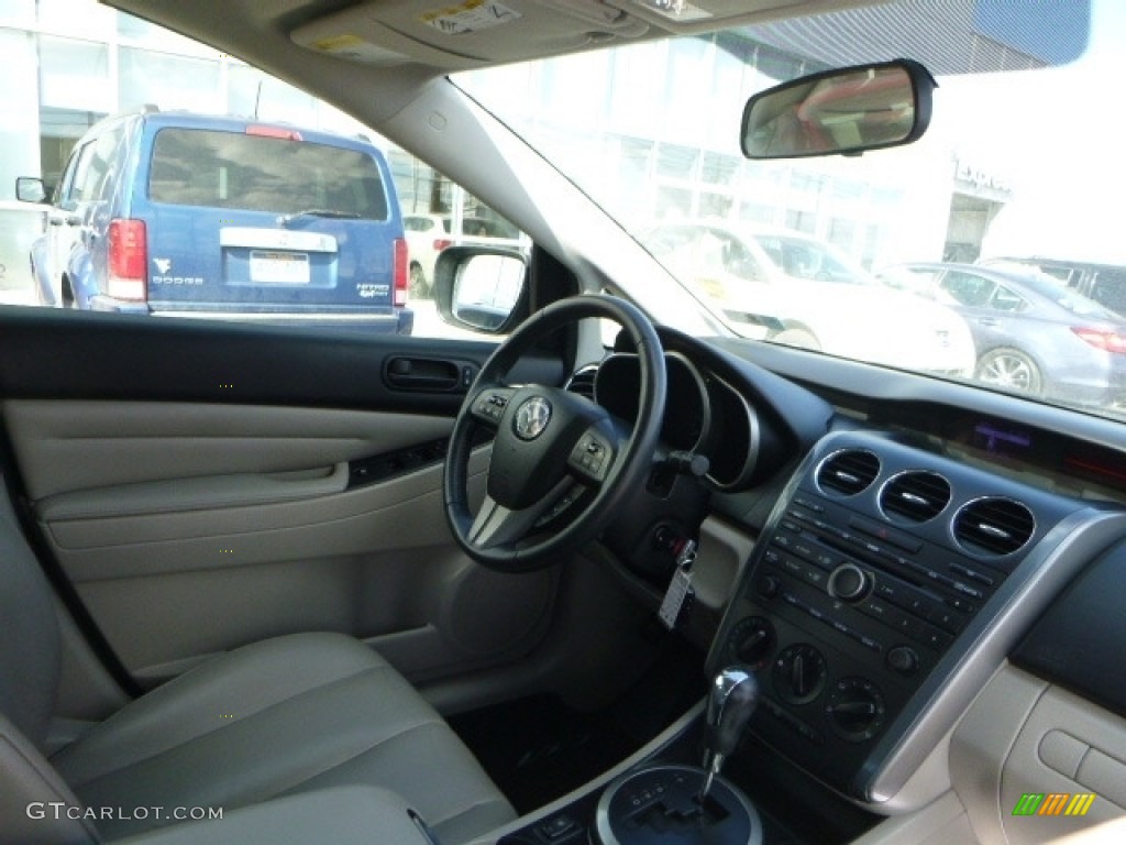 2011 CX-7 s Touring AWD - Black Cherry Mica / Sand photo #4