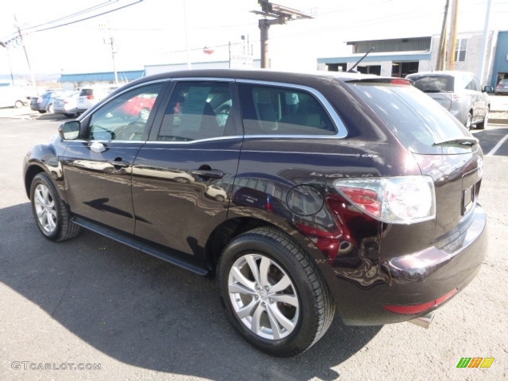 2011 CX-7 s Touring AWD - Black Cherry Mica / Sand photo #10