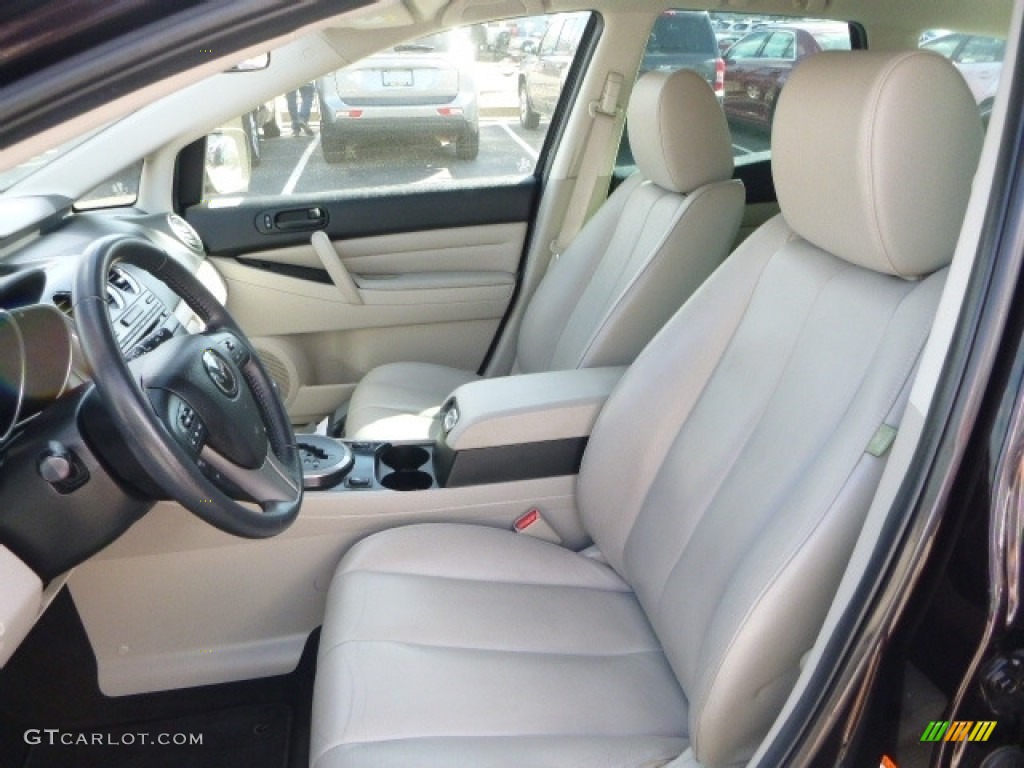 2011 CX-7 s Touring AWD - Black Cherry Mica / Sand photo #15