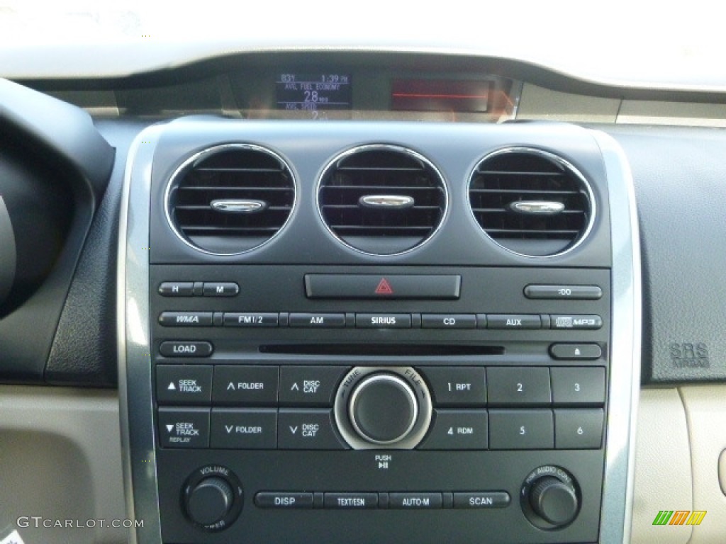 2011 CX-7 s Touring AWD - Black Cherry Mica / Sand photo #21