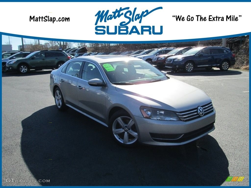 2012 Passat 2.5L SE - Tungsten Silver Metallic / Titan Black photo #1