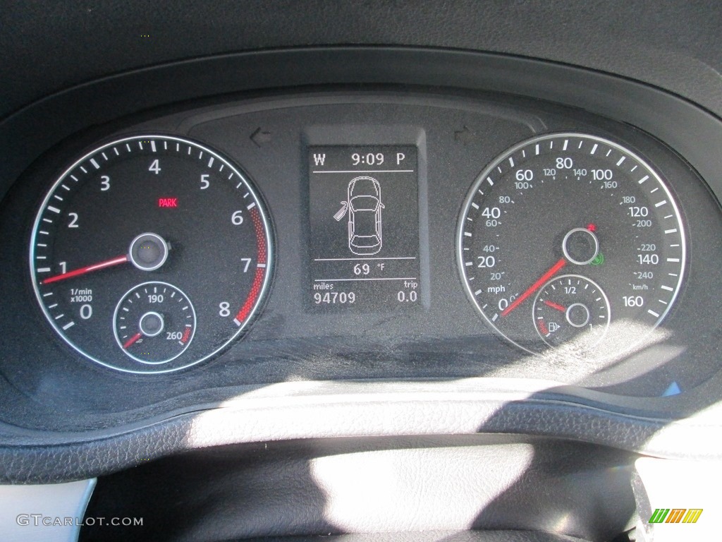 2012 Passat 2.5L SE - Tungsten Silver Metallic / Titan Black photo #27