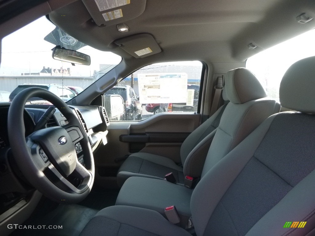 2017 F150 XL Regular Cab 4x4 - Oxford White / Earth Gray photo #12