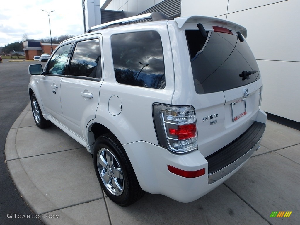 2009 Mariner V6 Premier 4WD - White Suede / Cashmere Leather/Charcoal Black photo #3