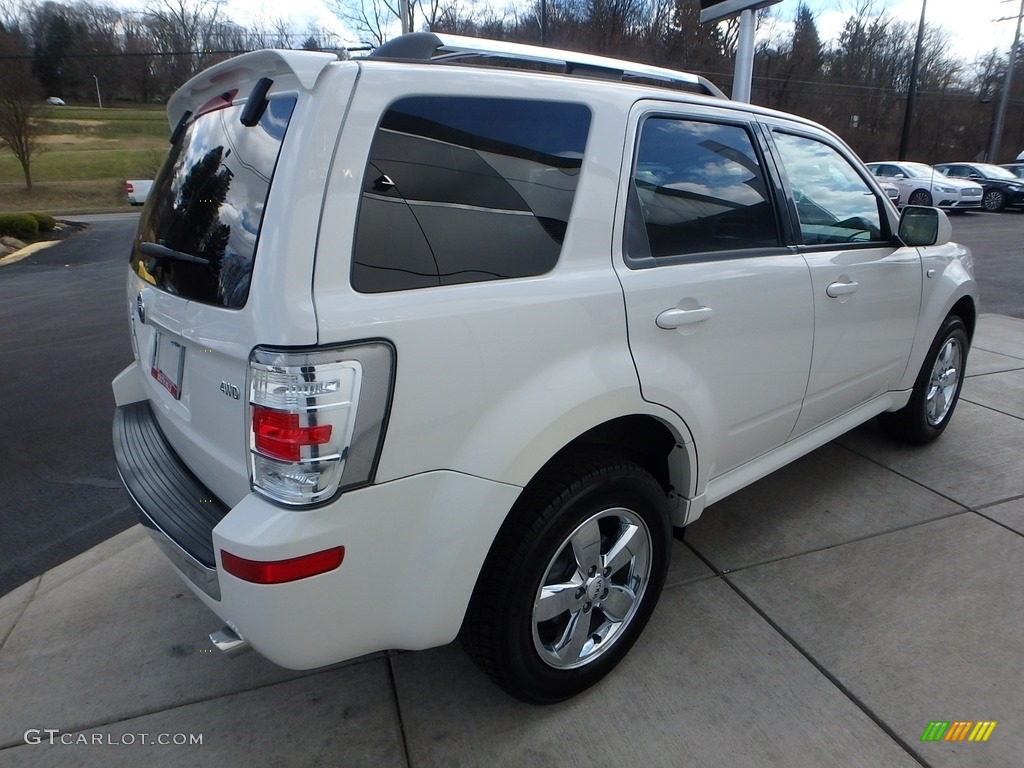 2009 Mariner V6 Premier 4WD - White Suede / Cashmere Leather/Charcoal Black photo #5