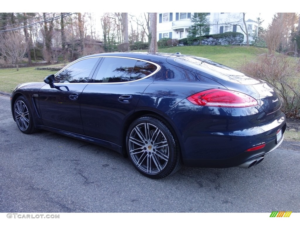 2015 Panamera 4S - Dark Blue Metallic / Cognac Natural Leather photo #4