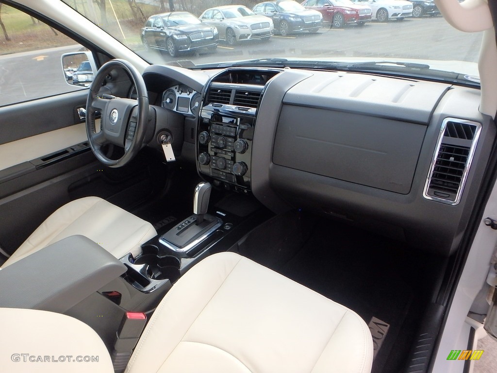 2009 Mariner V6 Premier 4WD - White Suede / Cashmere Leather/Charcoal Black photo #11