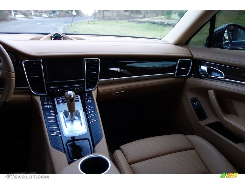 2015 Panamera 4S - Dark Blue Metallic / Cognac Natural Leather photo #15