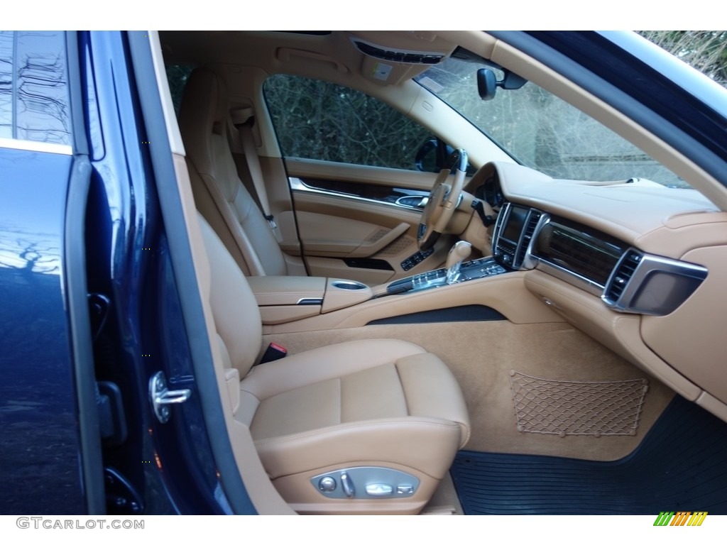 2015 Panamera 4S - Dark Blue Metallic / Cognac Natural Leather photo #20